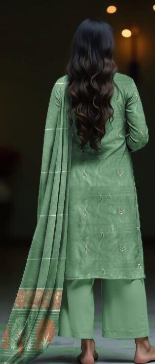 3 Piece - Embroidered Lawn Suit