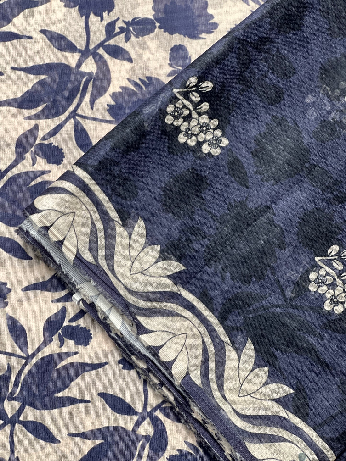 3 piece Printed Swiss lawn