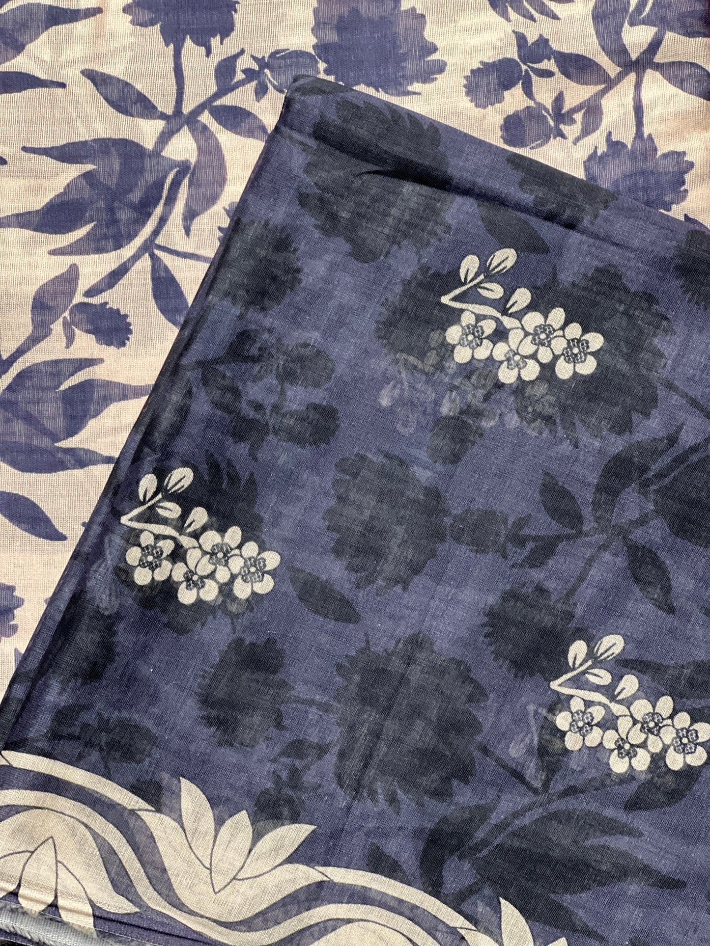 3 piece Printed Swiss lawn