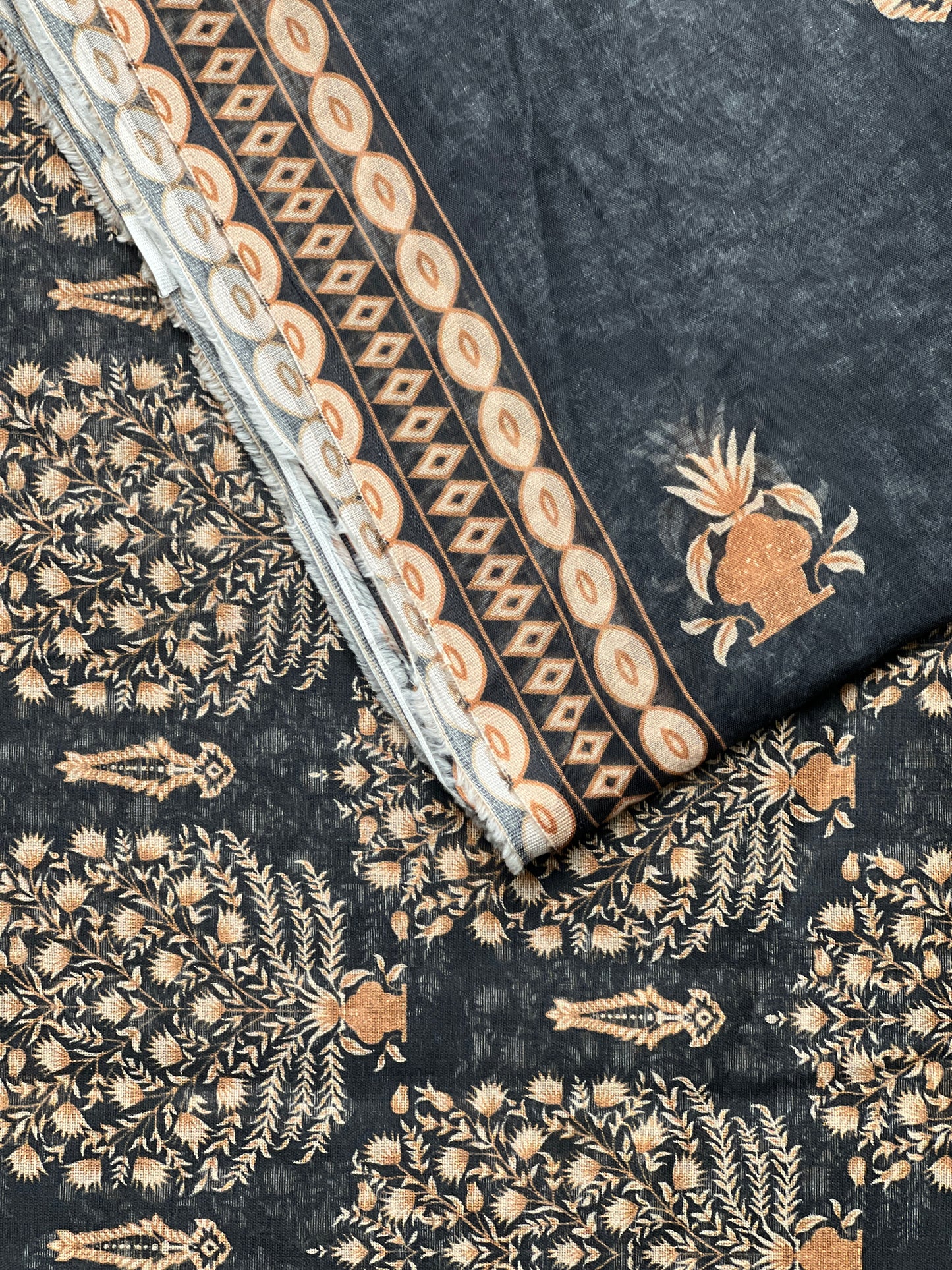 3 piece Printed Swiss lawn