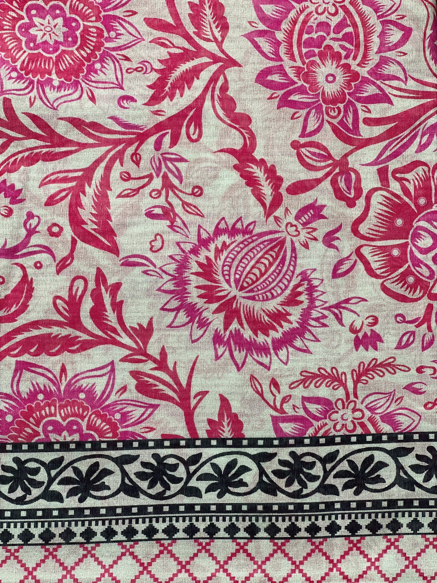 3 piece Printed Swiss lawn