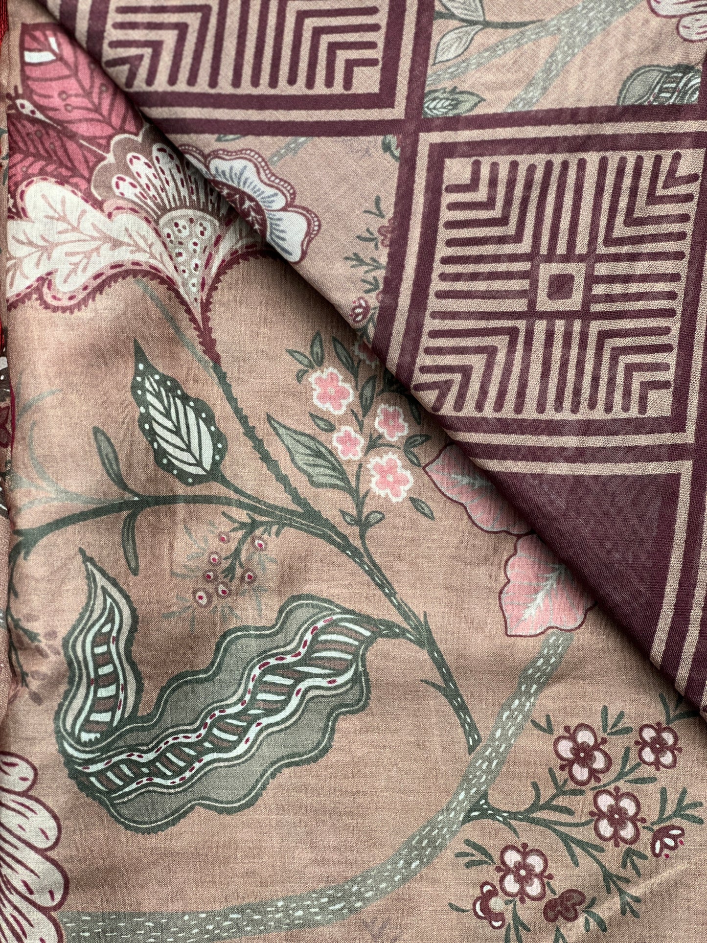 3 piece Printed Swiss lawn