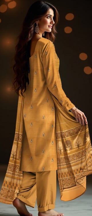 3 Piece - Embroidered Lawn Suit