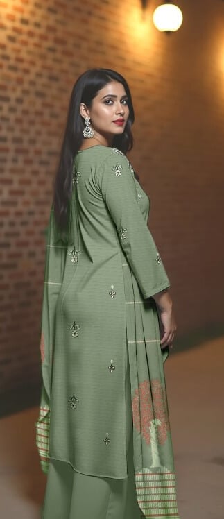 3 Piece - Embroidered Lawn Suit