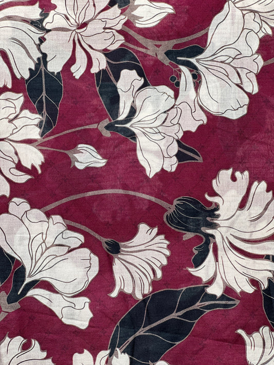 3 piece Printed Swiss lawn
