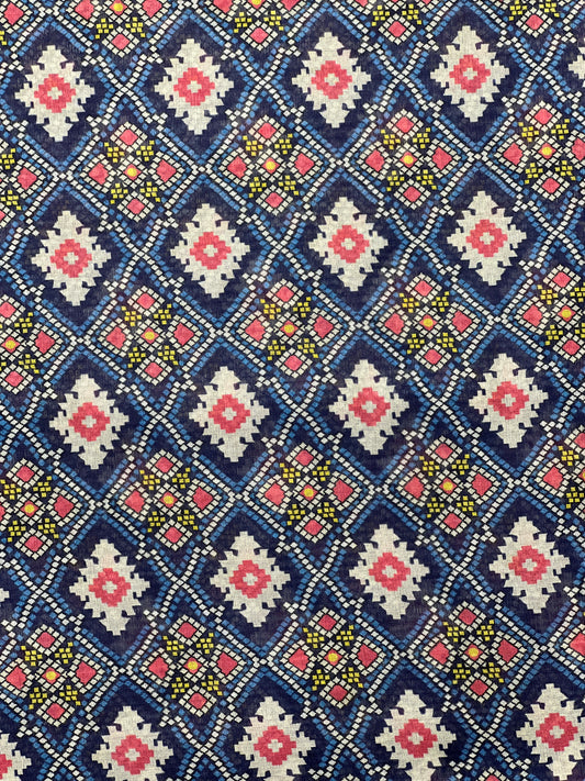 3 piece Printed Swiss lawn