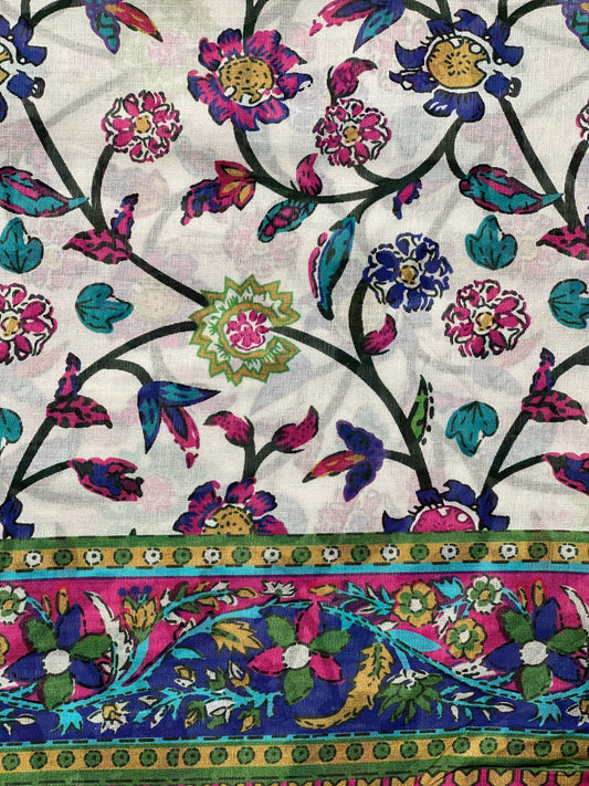 3 piece Printed Swiss lawn