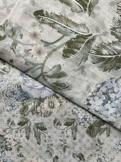 3 piece Printed Swiss lawn