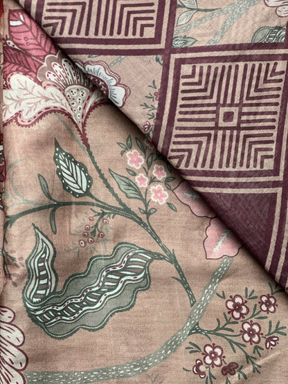 3 piece Printed Swiss lawn