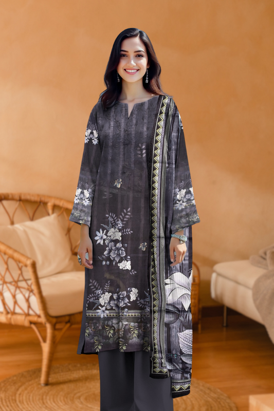 3 Piece Printed - Lawn